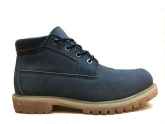 Timberland Mini Синие/мех (35-46) Арт. 013F(I)