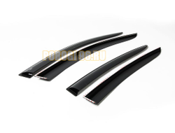 Дефлекторы окон, RIVAL, для Lada Largus универсал, универсал Cross 2012-2021 2021-, листовой ПММА, 4шт.