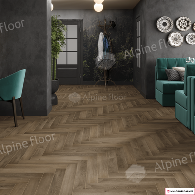 Ламинат Alpine Floor Herringbone 8 Дуб Анжу LF102-11 купить в интернет-магазине mirovoy-parquet.ru