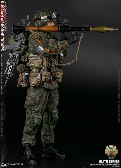 Российский десантник ВДВ - Коллекционная ФИГУРКА 1/6 RUSSIAN AIRBORNE TROOPS SENIOR RIFLEMAN (78105) - DAMTOYS
