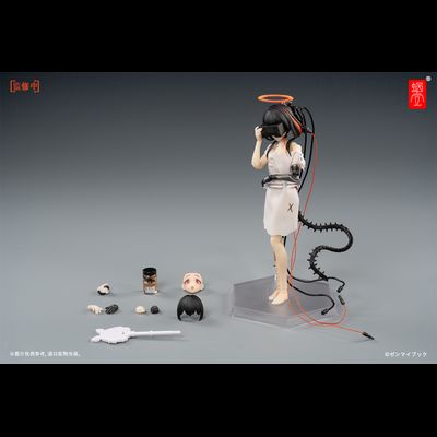 Девочка-киборг (с визором) - Коллекционная фигурка 1/12 SCALE three wise monkeys 01 see no evil (06975212920399) - Snail Shell