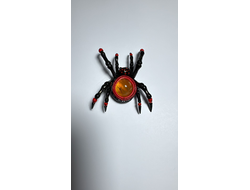 брошь с янтарем