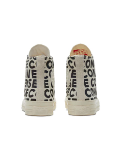 Кеды Converse Chuck Taylor 70 черно-белые высокие вид сзади