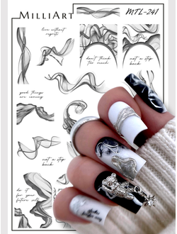 Слайдер-дизайн MilliArt Nails Металл MTL-241