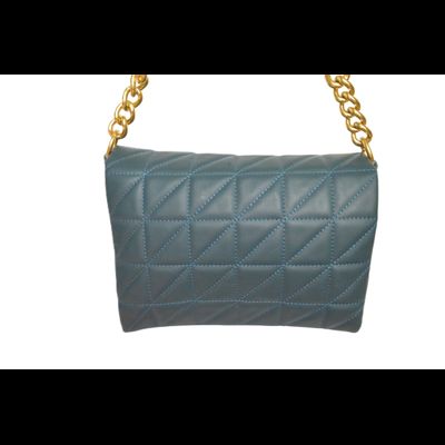 Сумка Leather Country бирюзовая плоская