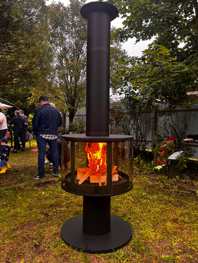 Уличный камин модель VV