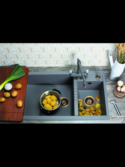 Мойка OMOIKIRI TEDORI 86-2-LB-BL