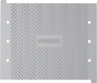 ПВХ Logicroof Walkway Puzzle дорожка серая 0,6х0,6м (50шт.)