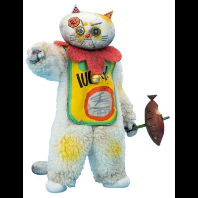 Сердитый котик - Коллекционная фигурка 1/12 SCALE Misfortune Crusher MEOW (pes039) - Coal Dog x DAMTOYS