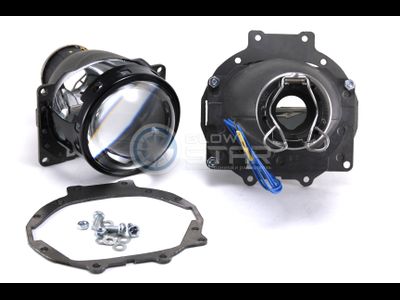 Комплект Hella R New с рамками для замены штатных ксеноновых / галогенных линз автомобиля Mitsubishi Pajero 4 (2006 - 2014)