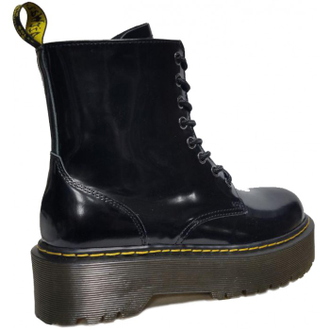Ботинки Dr.Martens Jadon на толстой подошве лакированные черные в Липецке