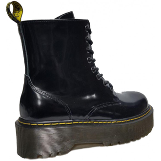 Ботинки Dr.Martens Jadon на толстой подошве лакированные черные в Нижневартовске