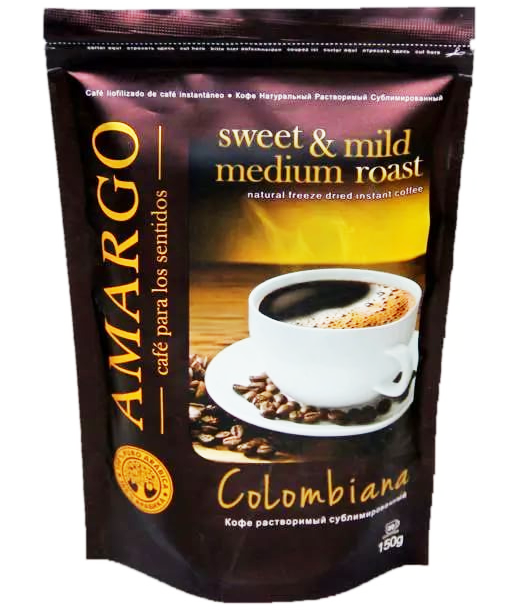Колумбийский кофе 100% Арабика (растворимый) 75 г