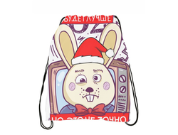 Сумка-мешок для обуви год Кролика №17