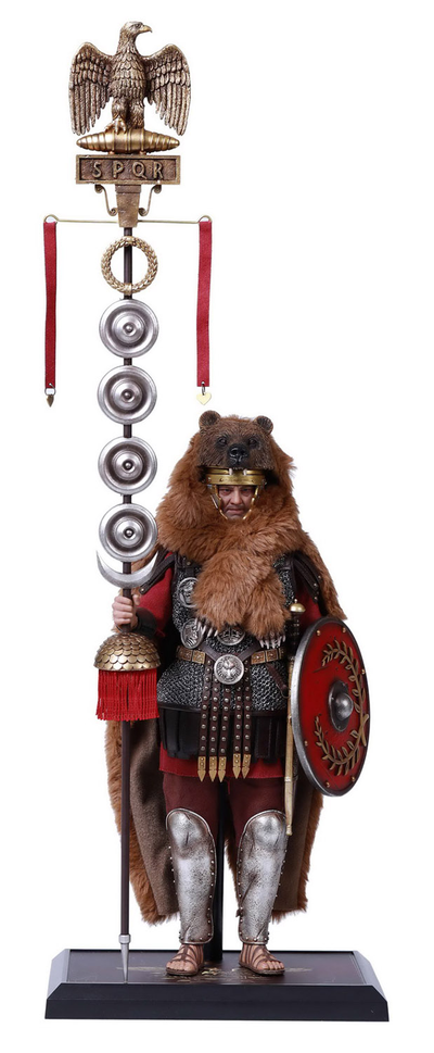 Римский знаменосец  - Коллекционная ФИГУРКА 1/6 scale Imperial Army — Camp flag bearer (HH18020) - HAOYUTOYS