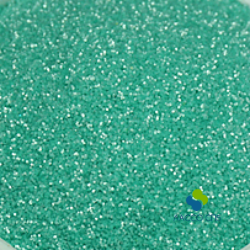 Устойчив к сольвентам глиттер Сатиновый Бирюзово-Зеленый 0,2 мм