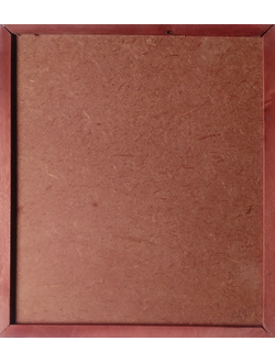 Киот деревянный с багетной рамой "под золото" для иконы формата 13х16см.