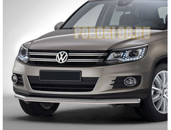 Защита переднего бампера d42 для Volkswagen  Tiguan (2008-…)