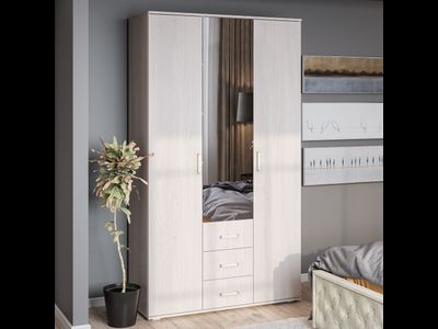 Спальный гарнитур «Белла» Ясень Белый (BTS)