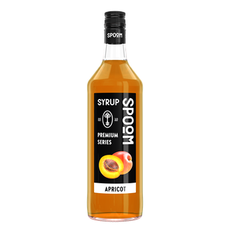 Сироп Spoom Абрикос, 1 л (для кофе, коктейлей и десертов)