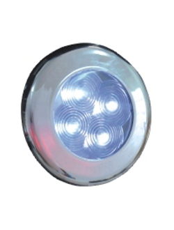 Светильник водонепроницаемый Lalizas AquaLED 30743 IP67 1 Вт 12 - 24 В 75 мм хромированный корпус