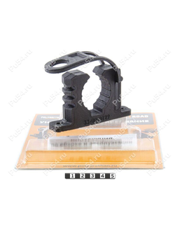 Крепление лопаты (под 2 болта, поперечное, улучшенный ремешок) в блистере Полиуретан 33-30-0129-2 (черный)