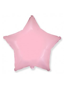Шар Звезда, Розовый Пастель