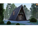 Треугольный дом - шалаш. Готовый проект №150.