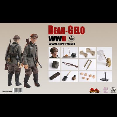 Немец "Трус" Ганс - Коллекционная фигурка 1/12 scale Bean Gelo Series Hans (BGS006) -  POPTOYS