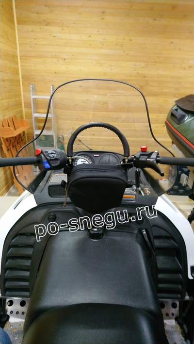 СУМКА НА РУЛЬ СНЕГОХОДА  Polaris WideTrack LX 500(550)