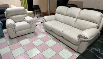 Американский диван-кровать + кресло электрореклайнер.