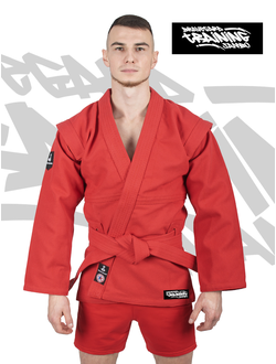 Куртка для самбо ВФС BRAVEGARD Ascend Тренинг красный