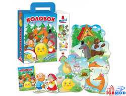 Пазл Путешествие по сказке Колобок  (Vladi Toys) арт. VT2909-11