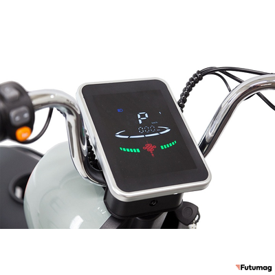 Электротрицикл Rutrike Gelbert Beta 48V/60V 800Вт сине-белый