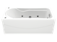 Акриловая гидромассажная ванна BAS Мальта 170х75
