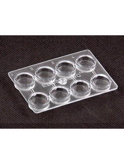 Пластина для капельного анализа (8 гнезд)