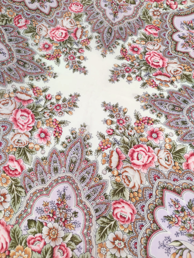 Павловопосадский платок Винные ягоды 2025-0