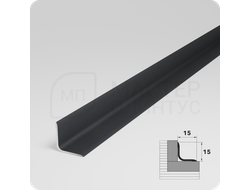 Алюминиевый внутренний уголок Лука УВО 04-27.2700.022 Муар темно-серый