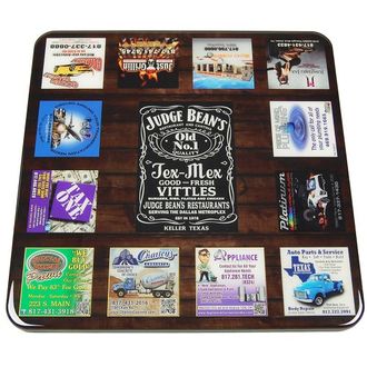 Digital Printed Advertisement Table with Black T-Mold Edge