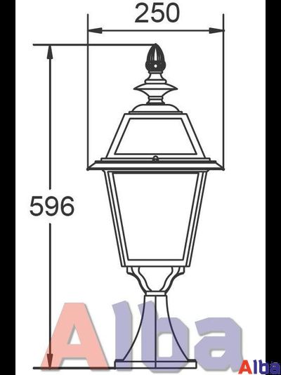 Faro frost 91104 Парковый светильник