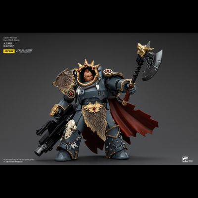Хварл Красный Клинок, Ярл Космических Волков (Warhammer Horus Heresy) - КОЛЛЕКЦИОННАЯ ФИГУРКА 1/18 Space Wolves Hvarl Red-Blade (JT00140) - JOYTOY