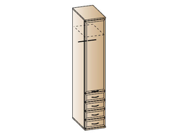 Спальня Карина - Шкаф для одежды и белья ШК-1024