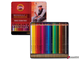 Карандаши цветные акварельные художественные KOH-I-NOOR «Mondeluz», 24 цвета, 3,8 мм, заточенные, металлическая коробка. 181138