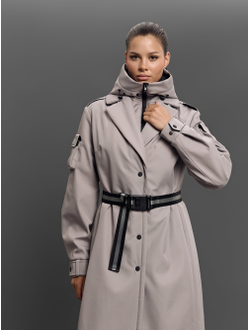 Плащ Palletoque Серый