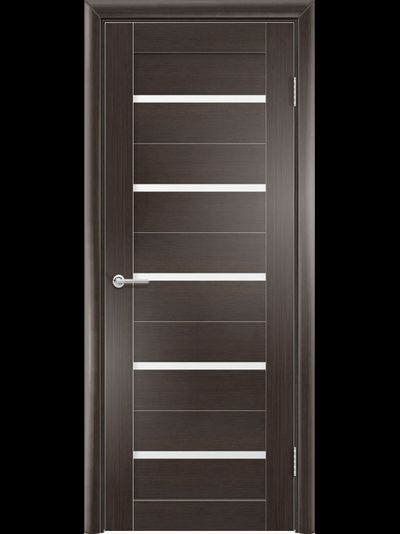 Дверь со стеклом Экостиль 7 венге