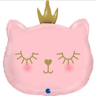 Голова кошки в короне (размер 66 см)