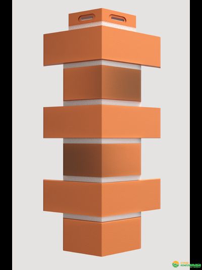 Угол наружный FLEMISH красный жженый 420 мм