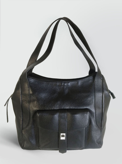 (АРТИКУЛ: 10126/1/5) СУМКА ЖЕНСКАЯ БОЛЬШАЯ, НАТУРАЛЬНАЯ КОЖА, ЧЕРНАЯ, РУЧКИ ЧЕРЕЗ ПЛЕЧО