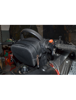 СУМКА НА РУЛЬ "ТАЙГА" для снегохода  c Т-образным рулем