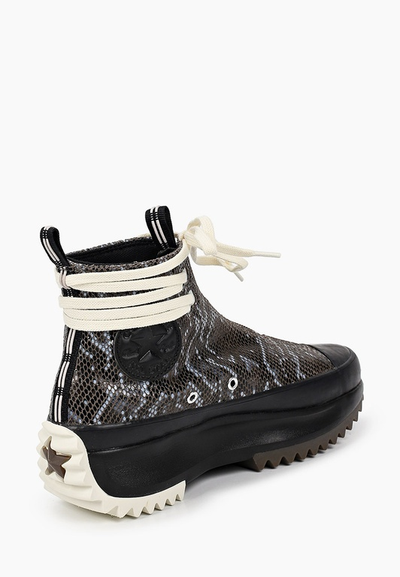 Кеды Converse черные из кожи